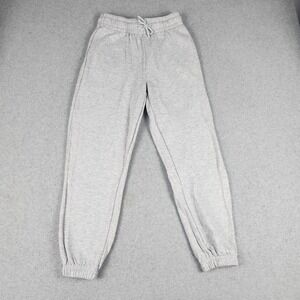 Refuge Athletics Joggers Sweatpants Women Small Gray Heathered Fleece Drawstring